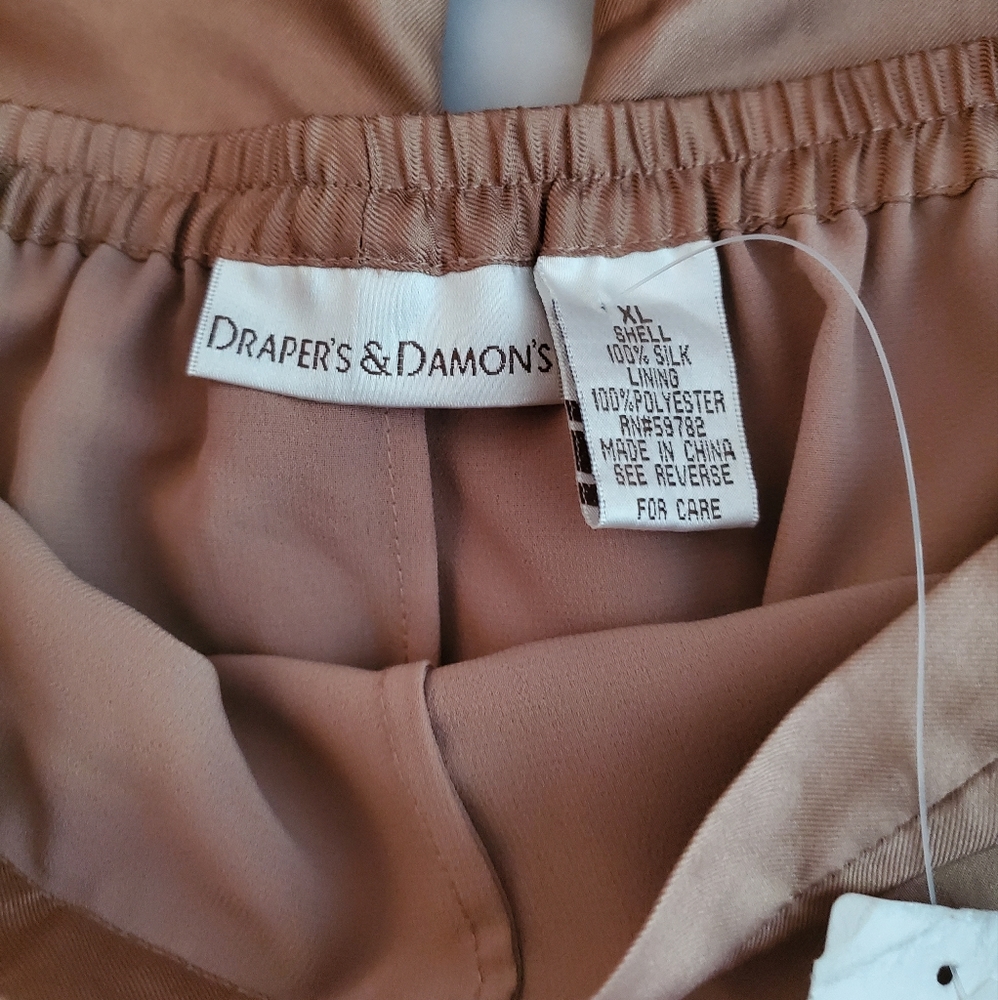 Draper and Damon's silk pants
